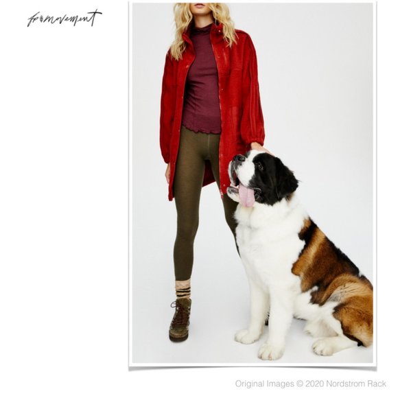 Free People Faux Shearling Oversize Jacket NWT - Picture 7 of 7